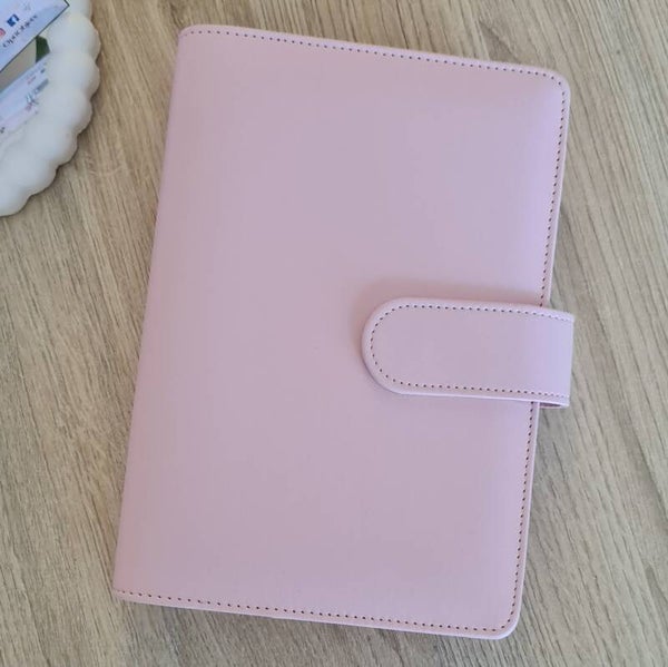Classeur budget rose