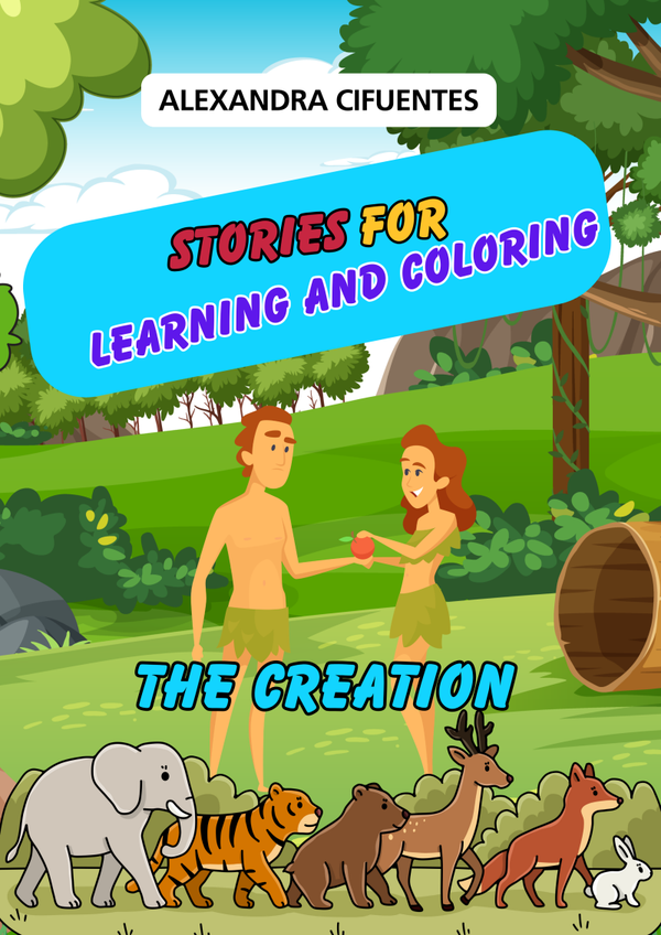 Stories for Learning and Coloring - The Creation / English