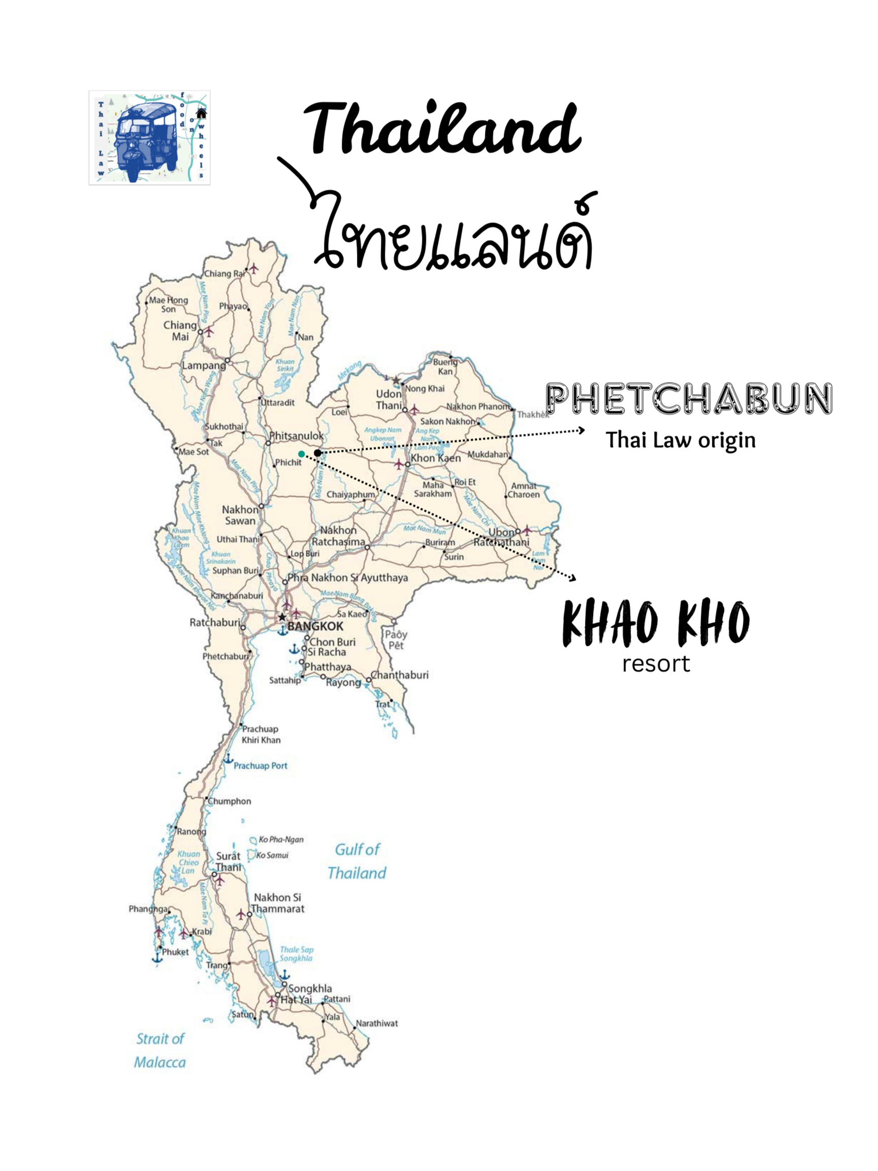 Thailand Map