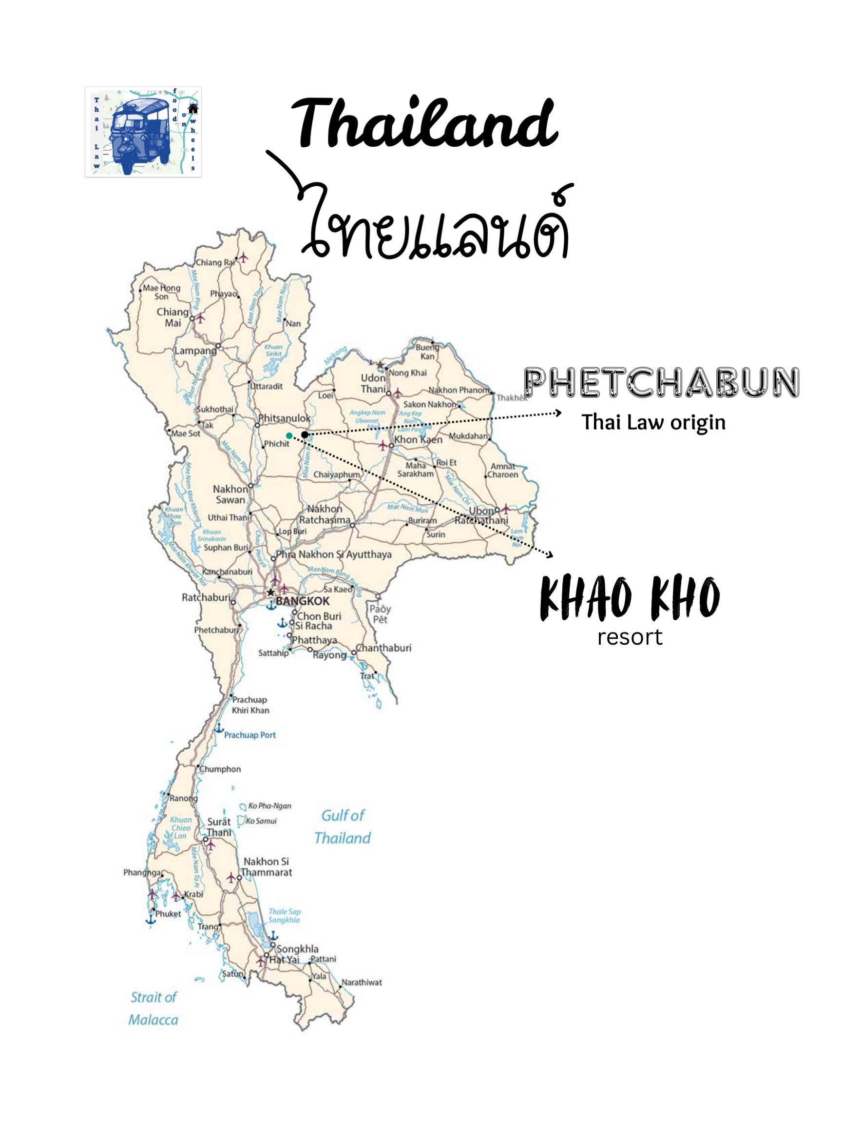 Thailand Map
