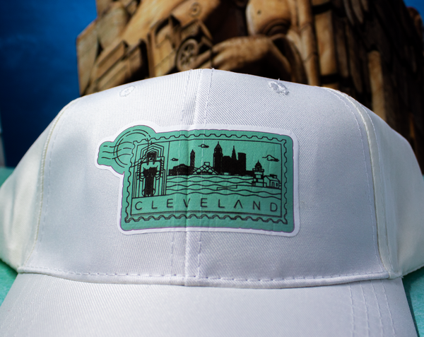 Cleveland Baseball Cap, Cleveland Stamp Look