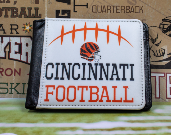 Cincinnati Football Black Wallet