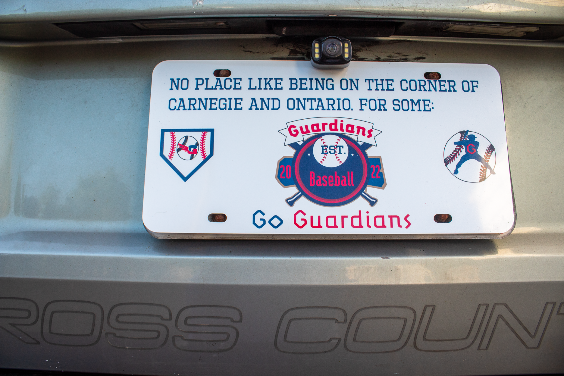 CLE Baseball Full license plate.