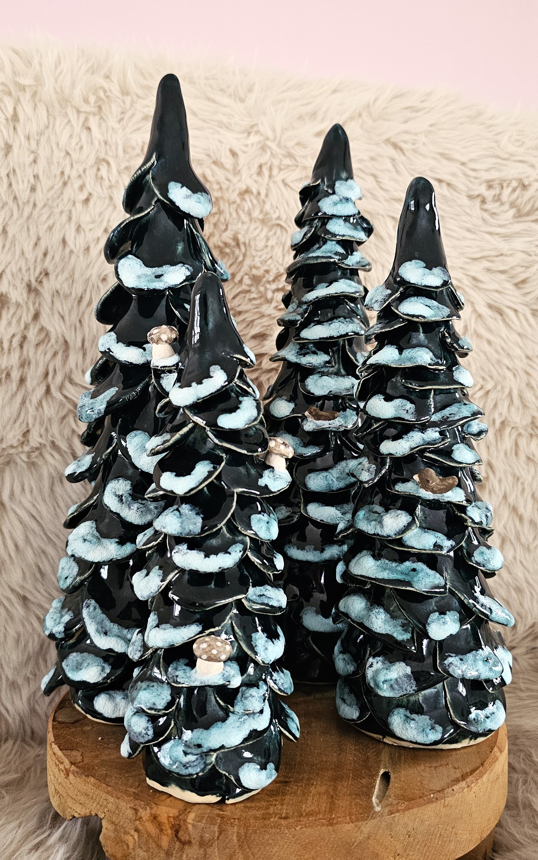 Pine Forest Snow decoratie SET