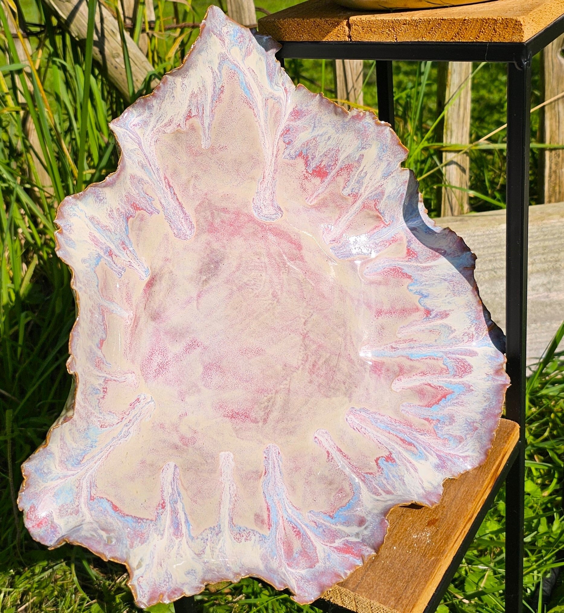 Flared schaal Light Pink