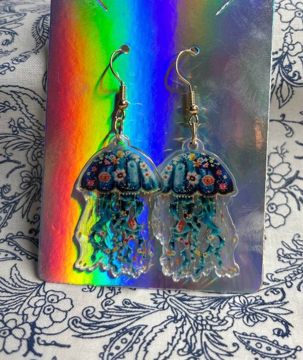 Jelly Fish earrings