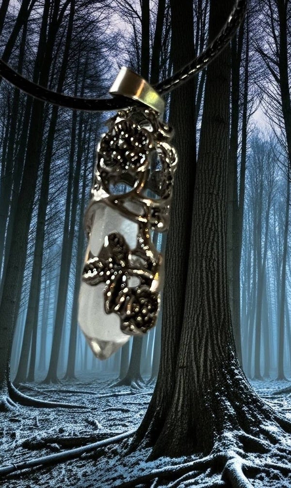 Dragon Crystal Quartz Pendant / Pendulum