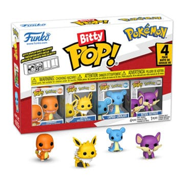 Funko 81133 - Bitty POP - Pokémon - Serie 2 - 4er Pack