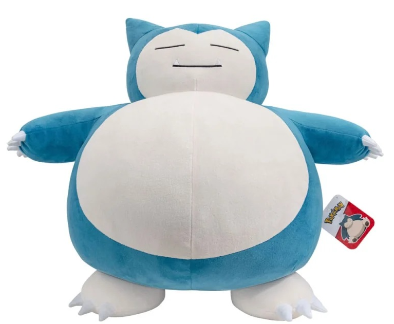 Pokémon - schlafender Relaxo / Snorlax Plüschfigur - 60 cm