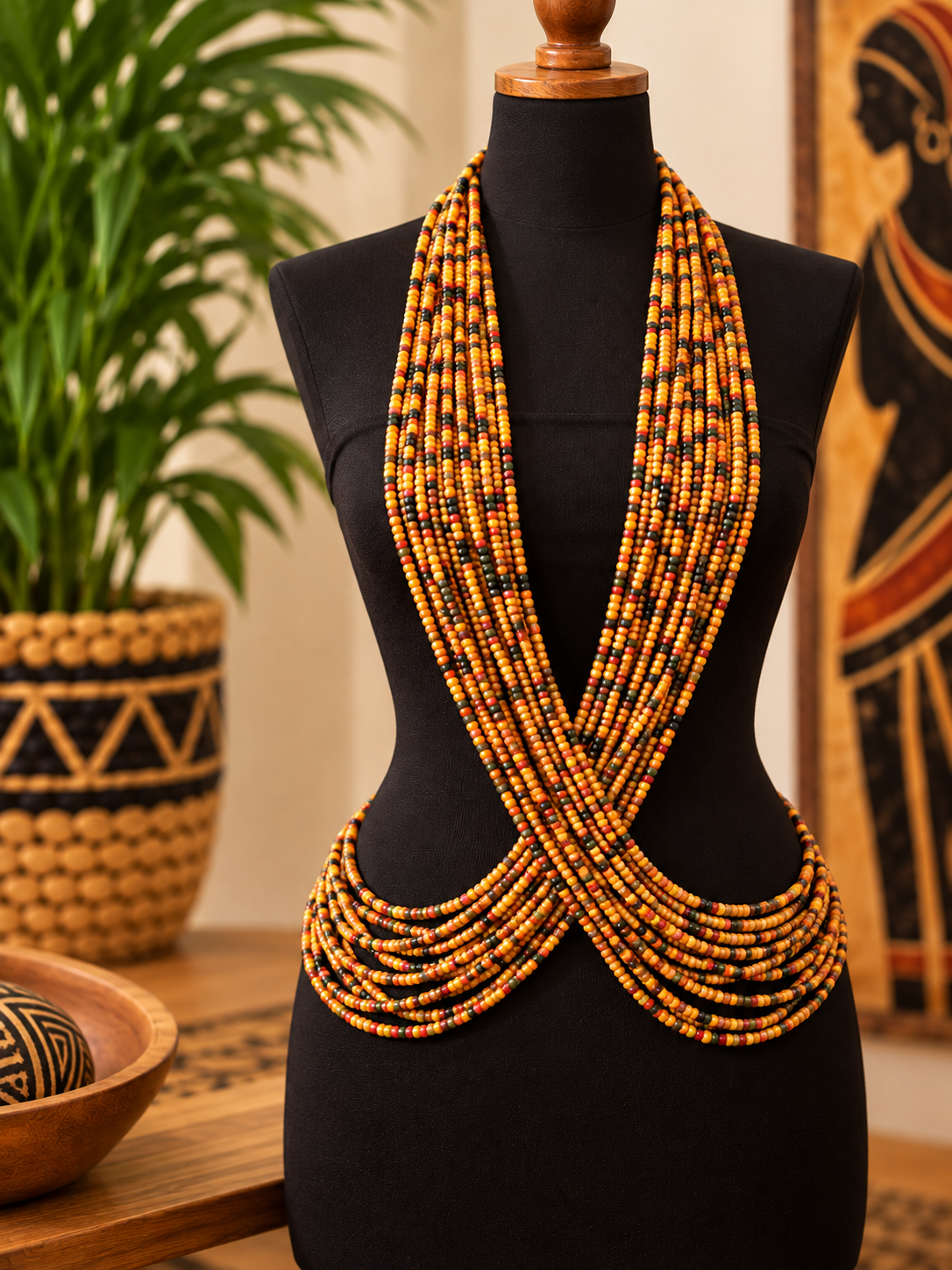 Collier traditionnel en perles ✨