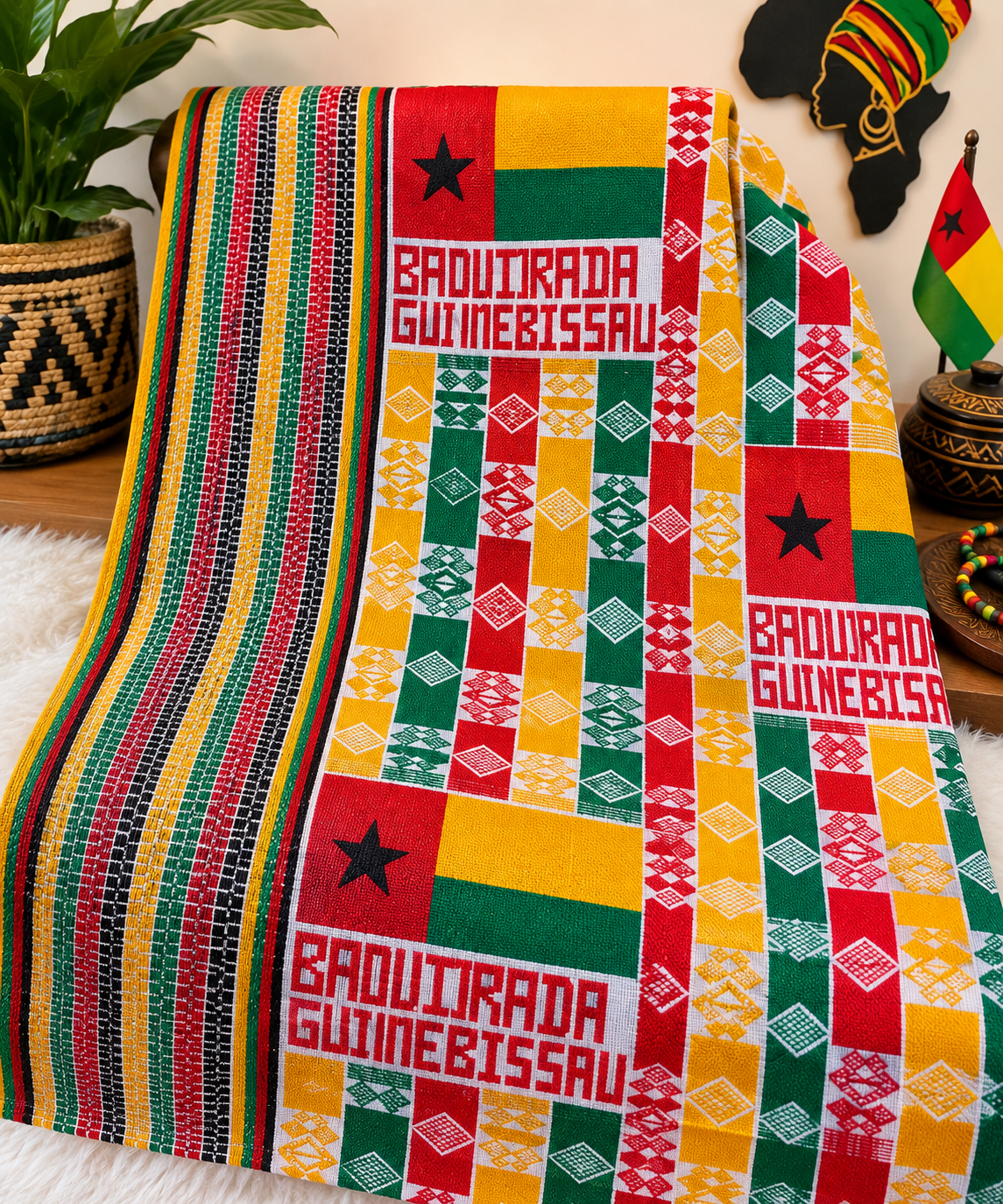 Pagne tissé « Bandeira » 🇬🇼