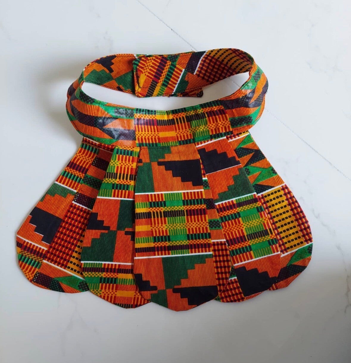 Collier à bretelles orange