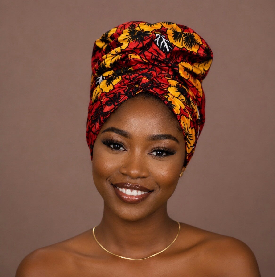 Bandeau doublé « éclat de savane »