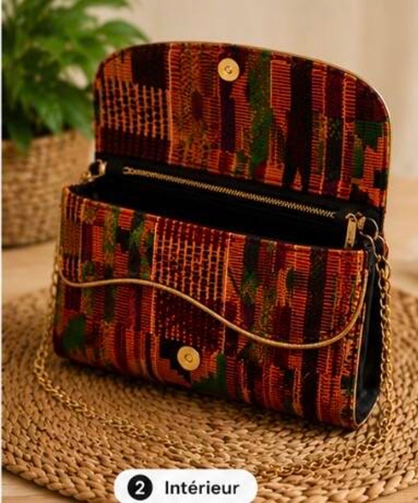Sac à  main en tissu Kente – Chic et intemporelle