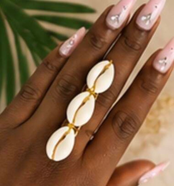 Bague « Éclat de Cauris » ✨