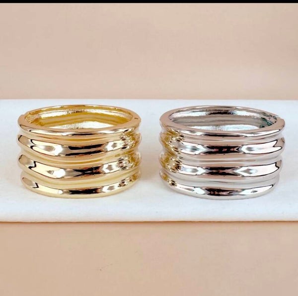 Bracelet manchette en métal