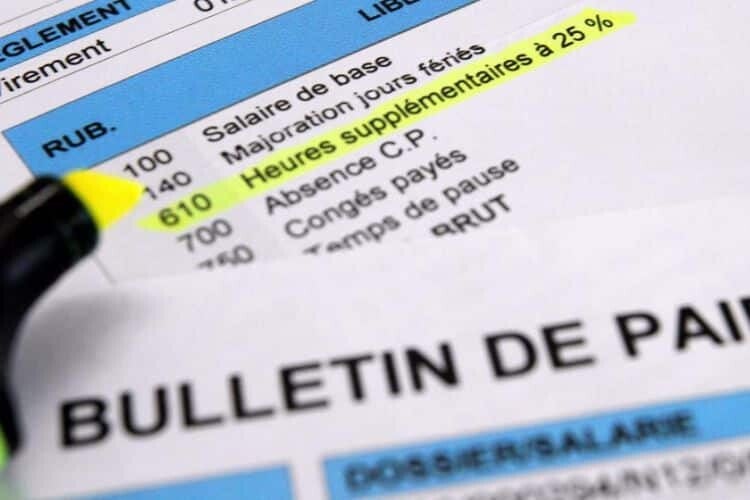 france paie bulletin de salaire