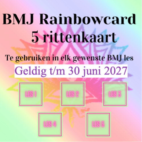 BMJ - 5 Ritten Rainbow Card