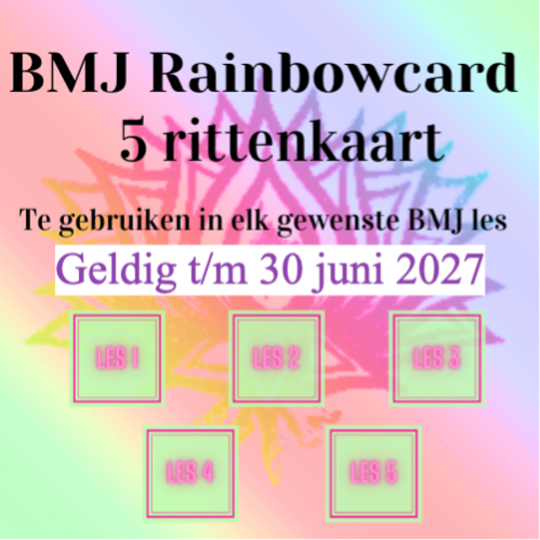 BMJ - 5 Ritten Rainbow Card