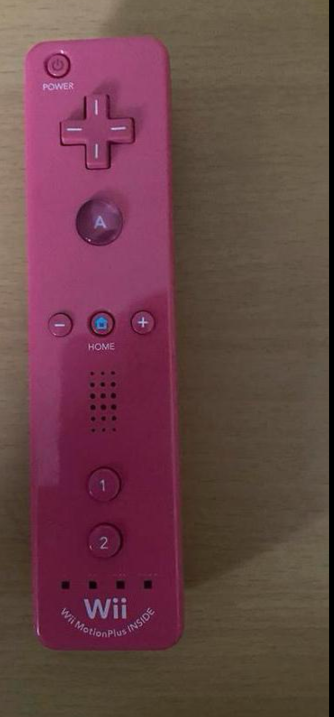 Nintendo wii motion plus controller roze