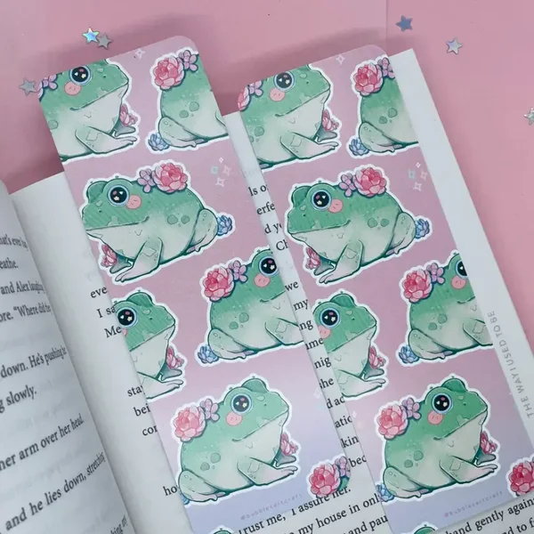 Marque-page Grenouille succulente