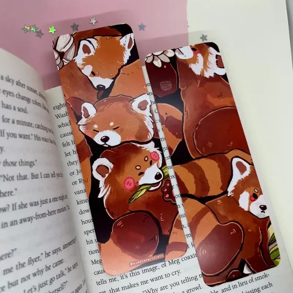 Marque-page Panda Roux