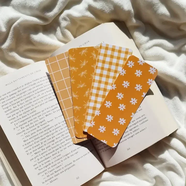 Marque-pages série orange