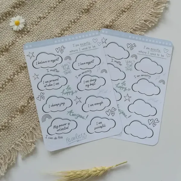 Autocollants - Affirmations positives