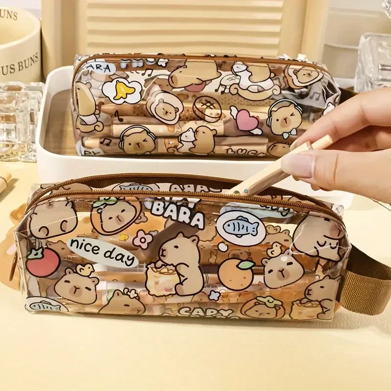 Trousse Capybara transparente