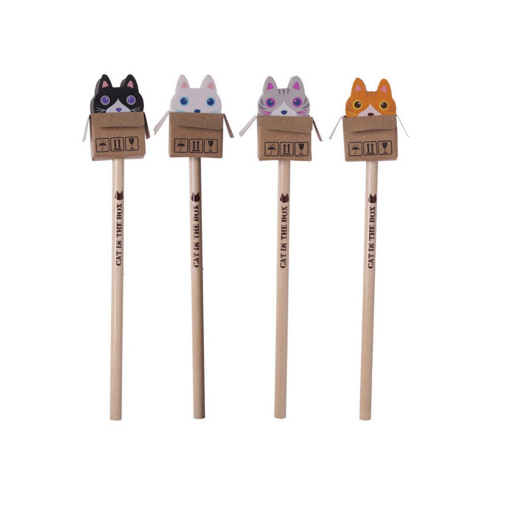 Crayon avec Gomme Chat