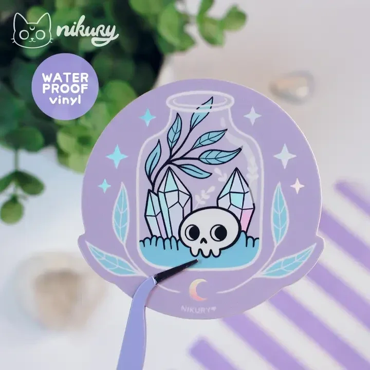 Autocollant holographique - Terrarium