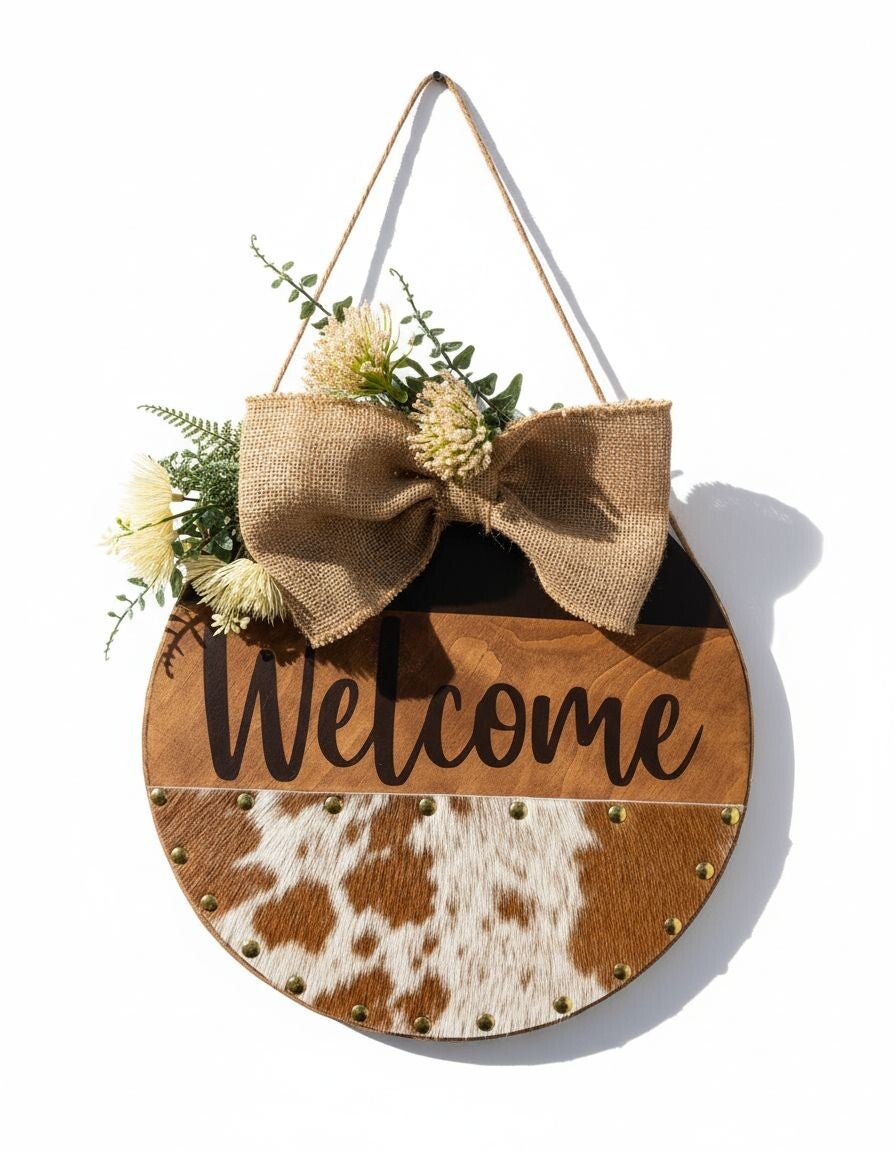 Rustic welcome signs