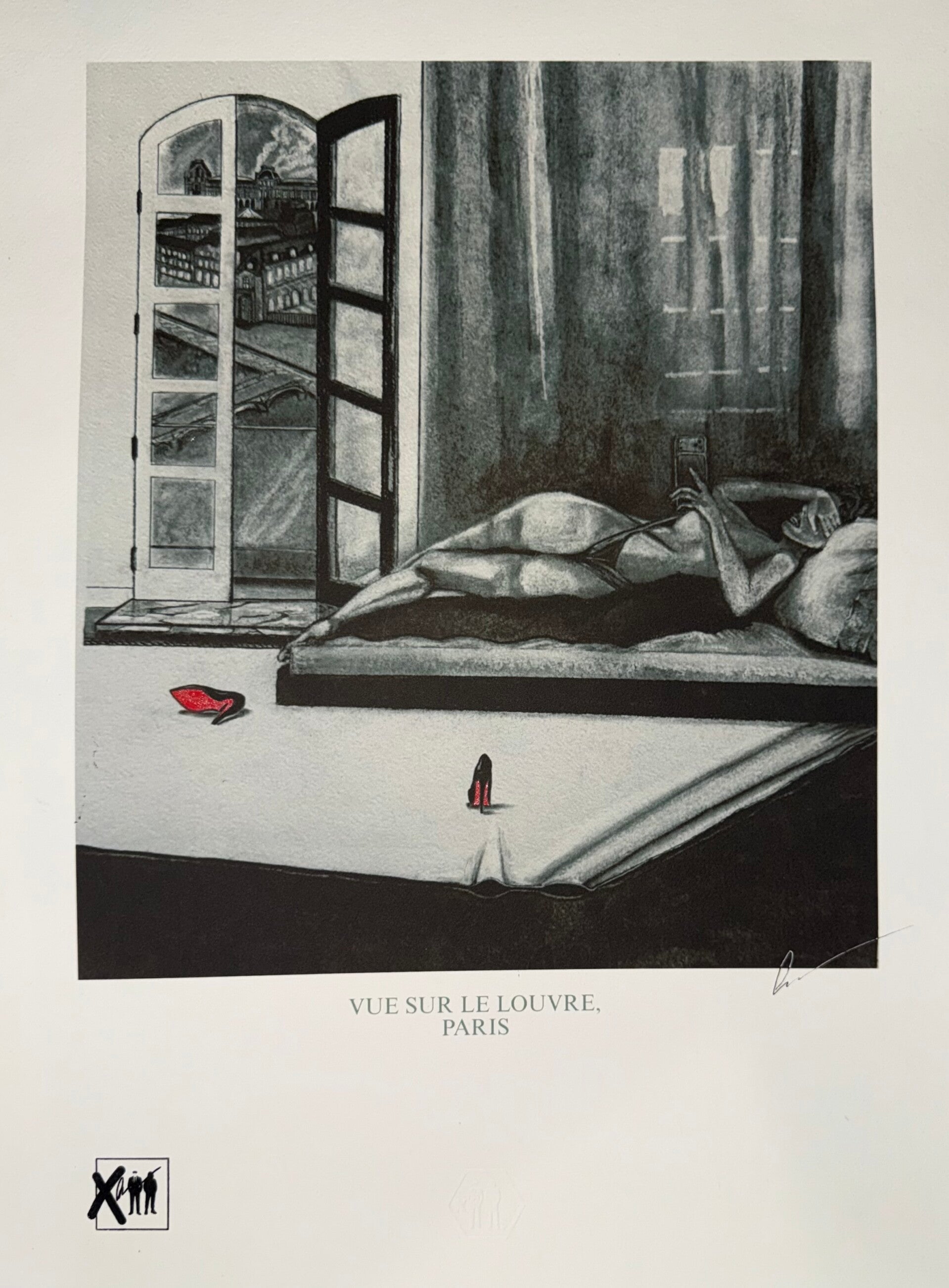 Vue sur le Louvre,Paris