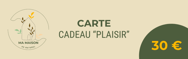 Carte cadeau "plaisir" - 30 €