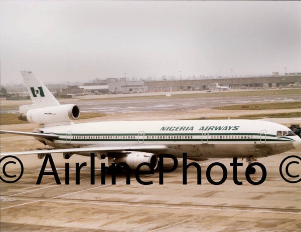 5N-ANN Nigeria Airways McDonnell Douglas DC-10-30 at London Heathrow UK 16-08-1989