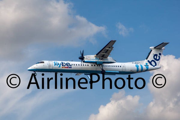 G-JECO Flybe Bombardier Dash 8-Q402 at London Heathrow UK 21-08-2019