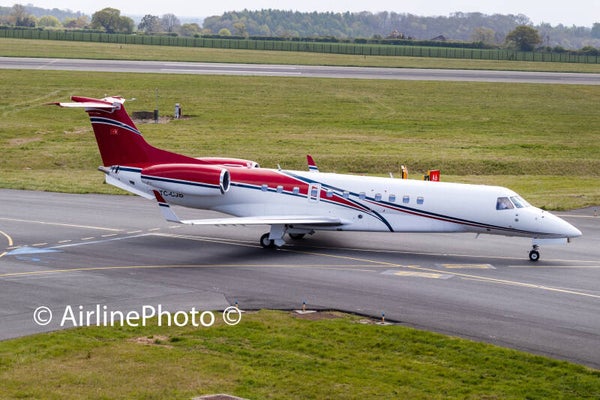 TC-CJB Embraer Legacy 650 Turkey - Ministry of Health at London Luton UK 20-04-2025