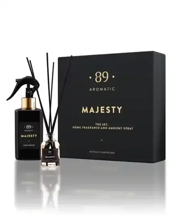 Set geurstokjes & roomspray, 4 geuren