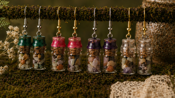 The Fairy Jar Earrings