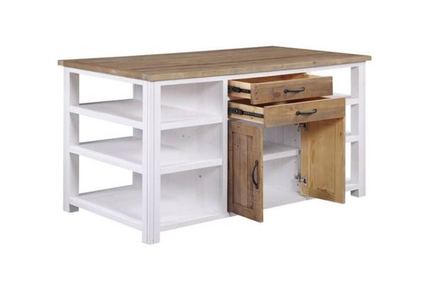Splash of White – Kitchen Island