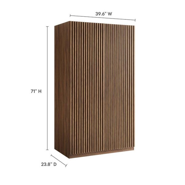 2-Door Wardrobe Closet