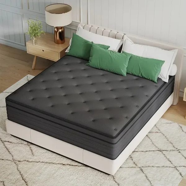 6"8"12"14" Gel Memory Foam Hybrid Spring Mattress Twin Full Queen King In A Box