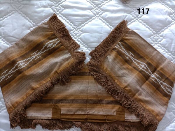 Poncho frizado dégradée