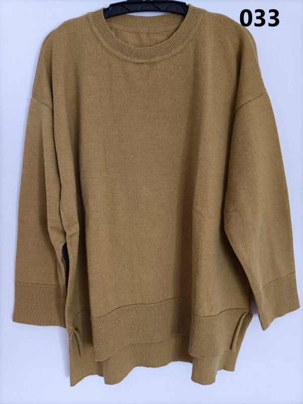 Sweater básico manga pegada