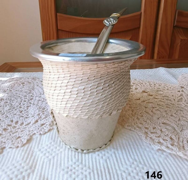 Mate de calabaza con bombilla