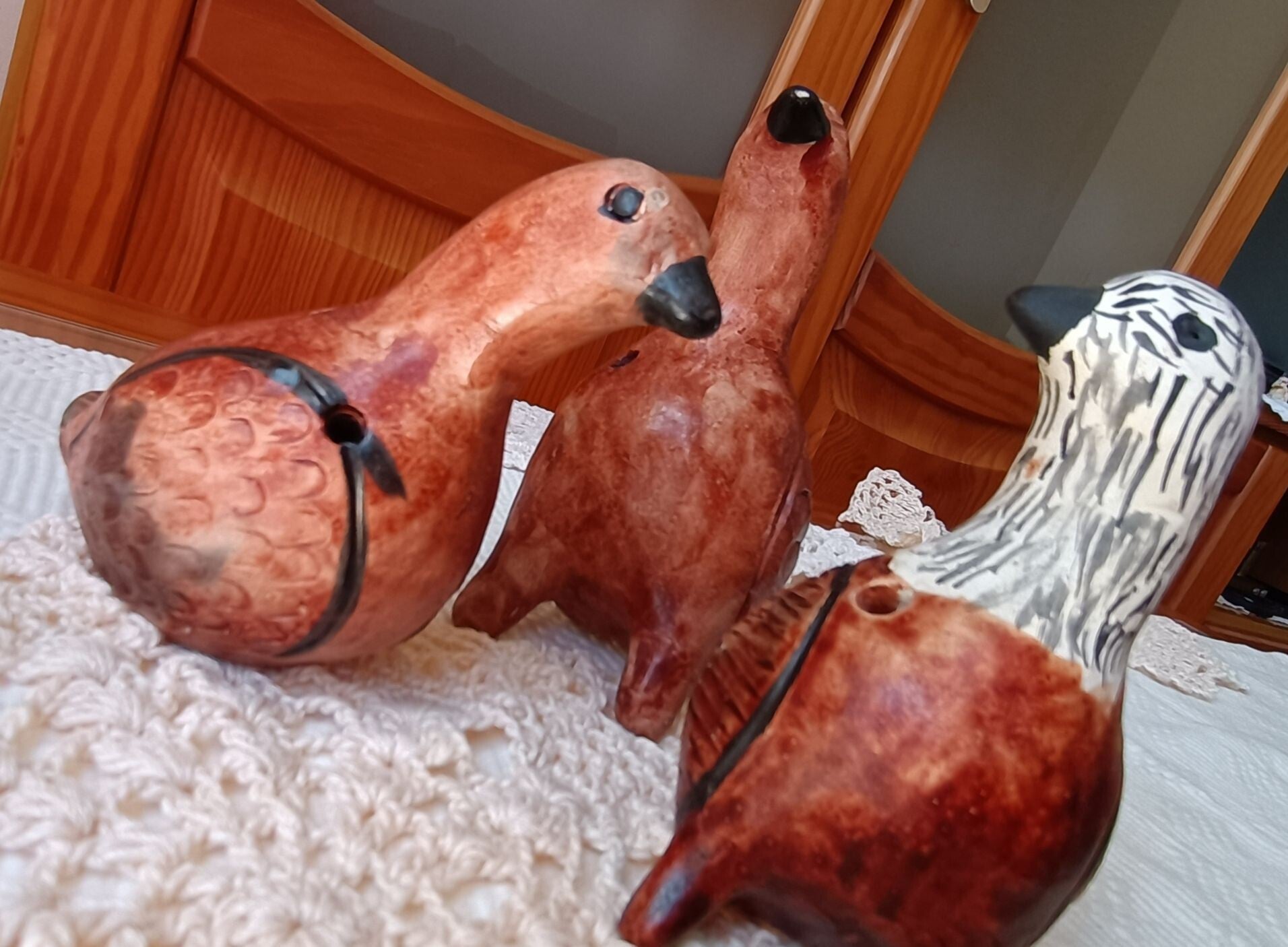 Tórtolas silvadoras. Arte Qom (Toba)