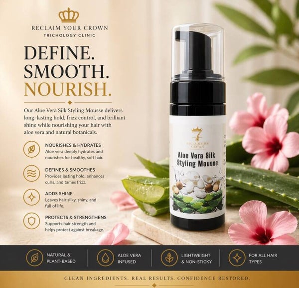 Aloe Vera Silk Styling Mousse-5 oz