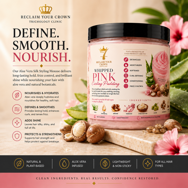 Whipped Pink Curling Pudding- 16 oz