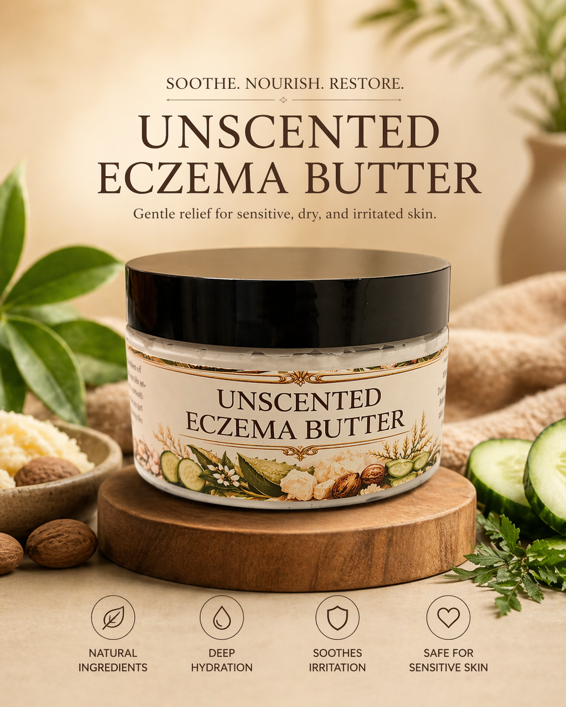 ECZEMA BUTTER (unscented) 8oz