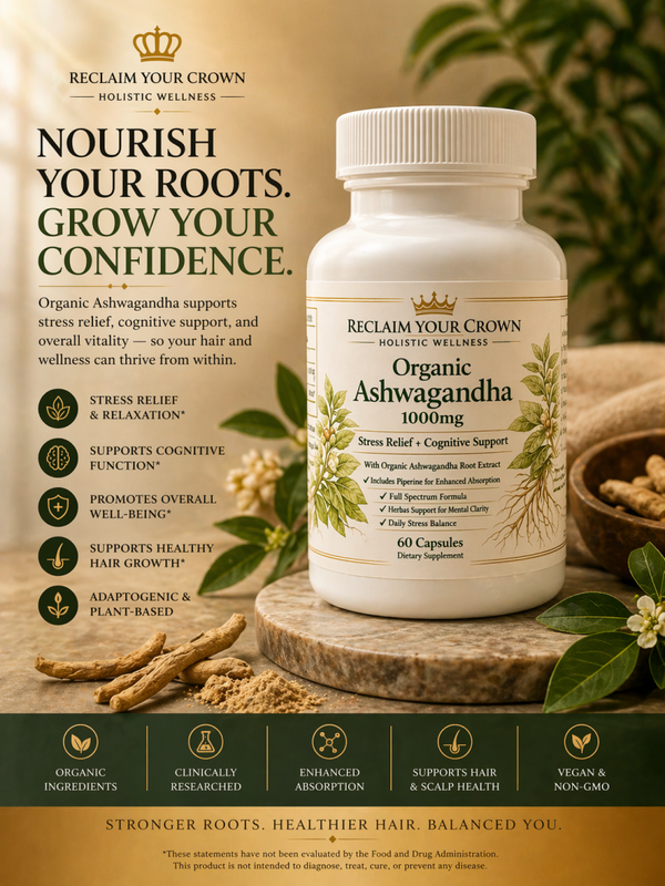 Organic Ashwangandha - Stress relief + Cognitive Support